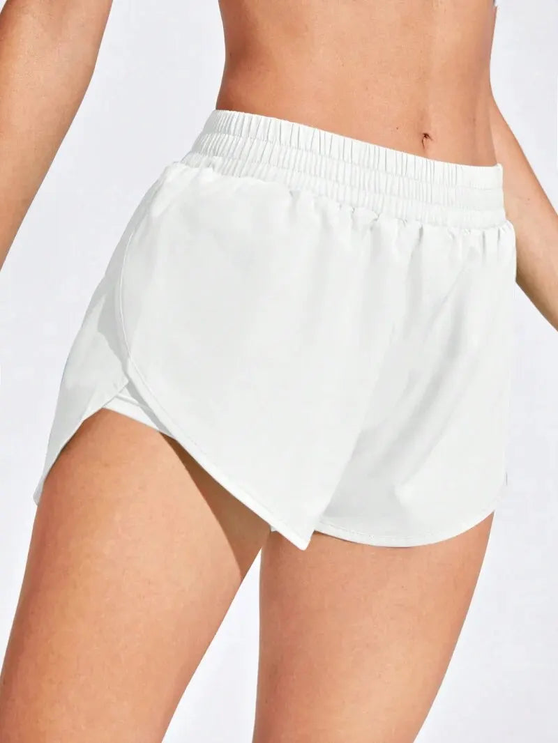 VYRENA Compression Shorts — Seamless Gym & Running Shorts