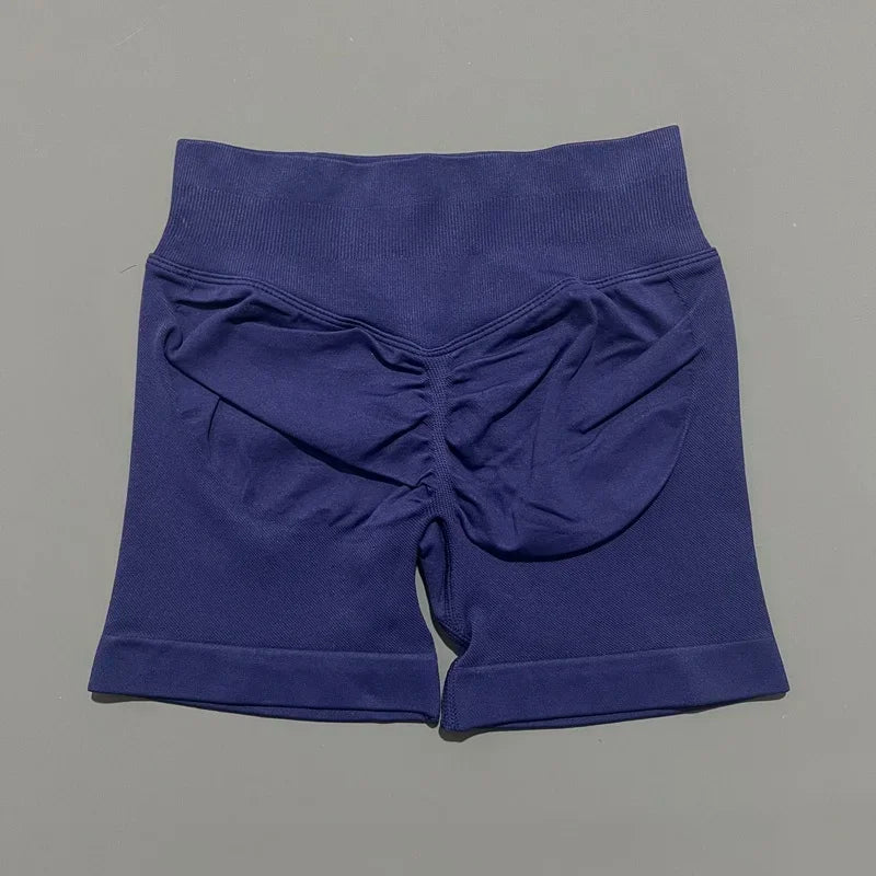 VYRENA Push-Up Shorts — High-Waist Butt Lift Gym Shorts