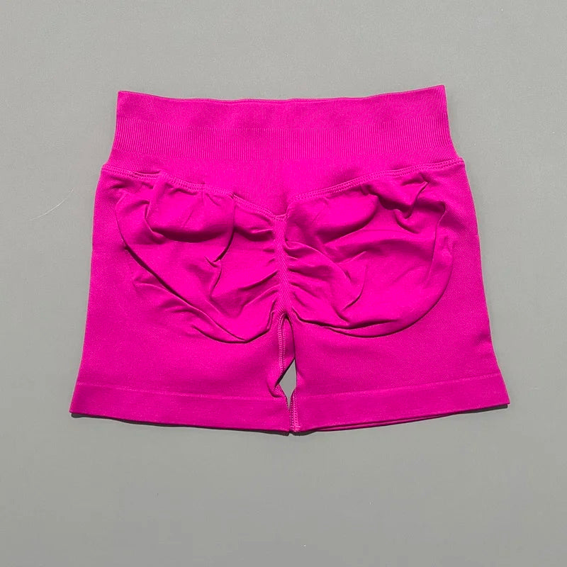VYRENA Push-Up Shorts — High-Waist Butt Lift Gym Shorts