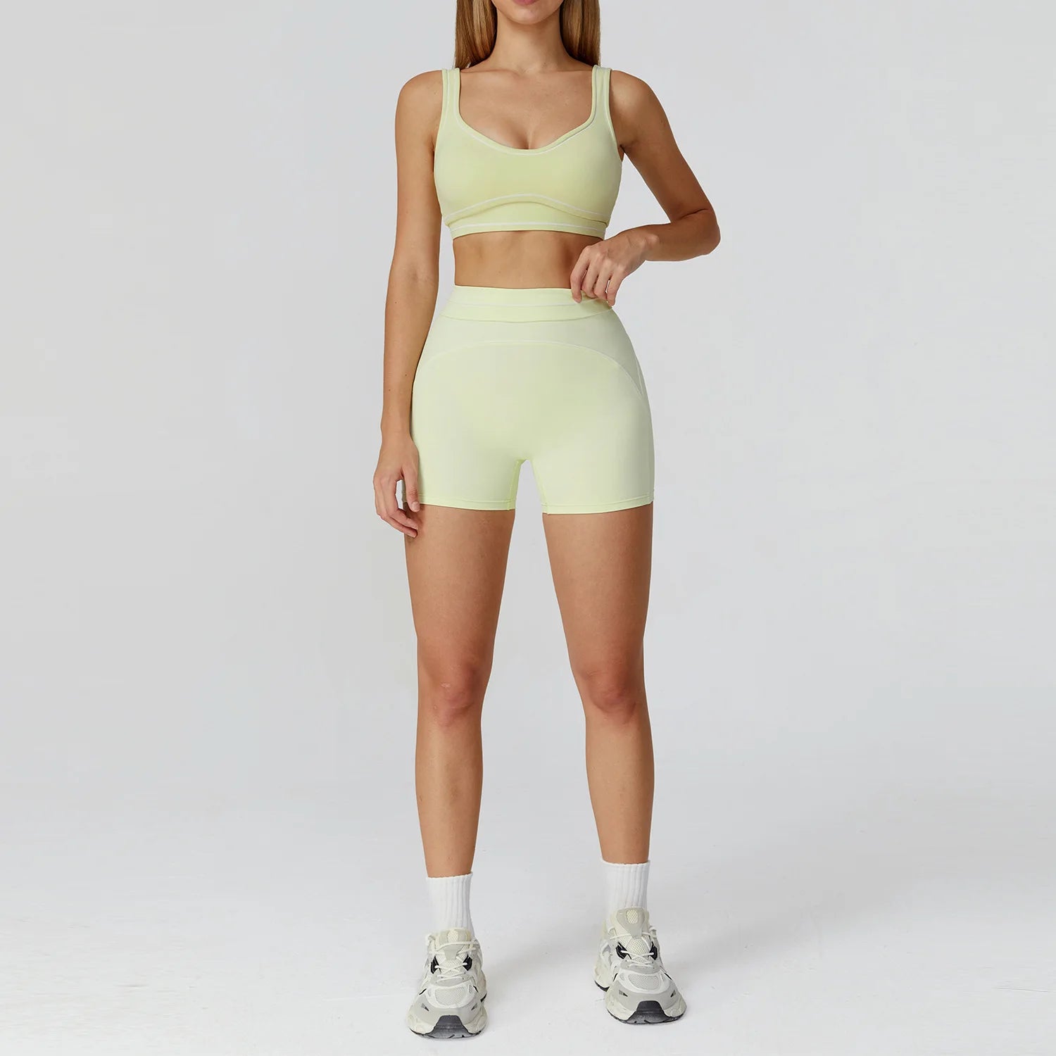 VYRENA Fitness Yoga Set — 2-Piece Push-Up Bra & Leggings