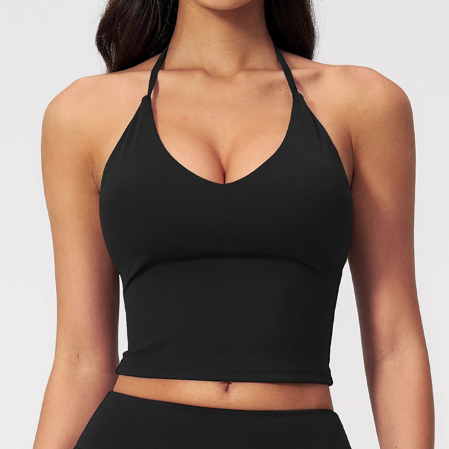 VYRENA Slim Gym Vest — Padded Sports Top with Chest Pads