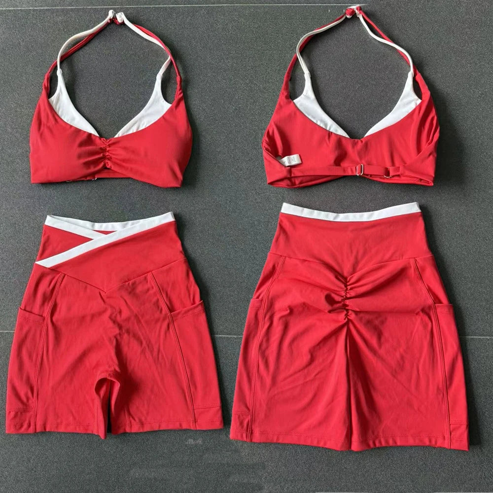 VYRENA Gym Tracksuit — 2-Piece Sports Bra & High-Waist Leggings