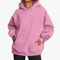 VYRENA Fleece Oversized Hoodie | Women's Warm Pullover Sweatshirt