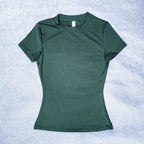 VYRENA Seamless Gym Top — Women's Short Sleeve Sports Shirt