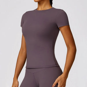 Vyrena Sports T Shirt Short Sleeve Stretchy
