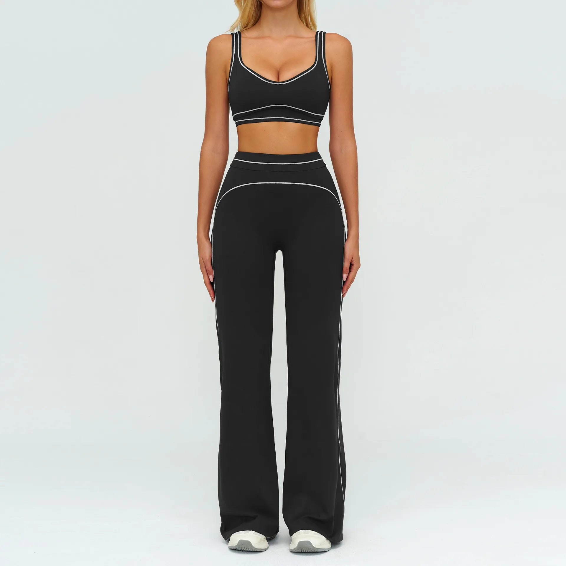 VYRENA Fitness Yoga Set — 2-Piece Push-Up Bra & Leggings