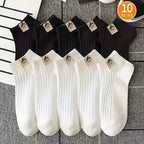 No-Show Ankle Sports Socks Multi-Pack - Invisible Gym Socks for Women & Men