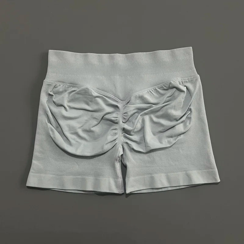 VYRENA Push-Up Shorts — High-Waist Butt Lift Gym Shorts