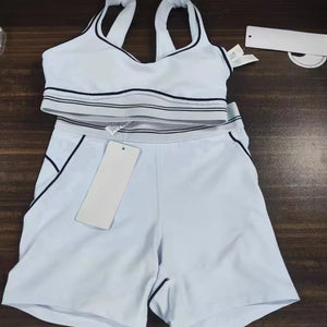 VYRENA Elite Tracksuit — High Elasticity Gym Bra & Running Shorts
