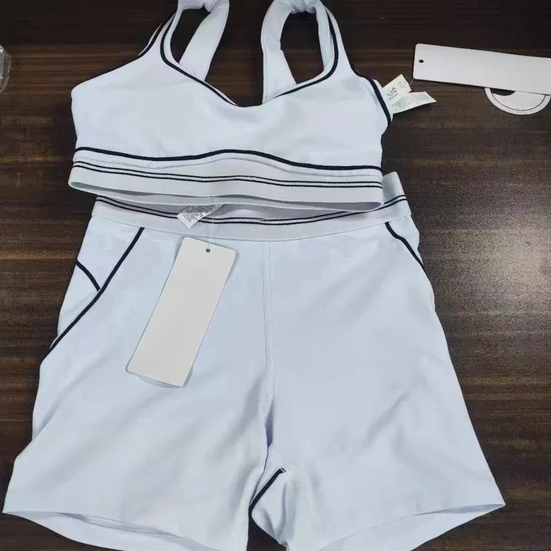 VYRENA Elite Tracksuit — High Elasticity Gym Bra & Running Shorts