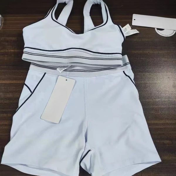 VYRENA Elite Tracksuit — High Elasticity Gym Bra & Running Shorts