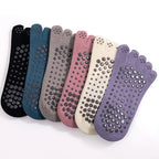 VYRENA Toe Socks — Women's Five-Finger Anti-Slip Yoga Socks