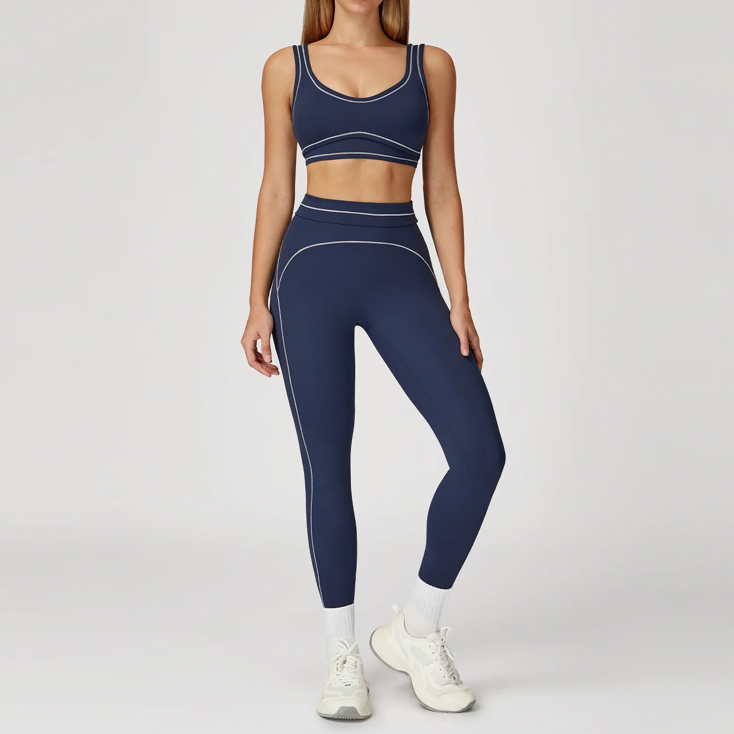VYRENA Fitness Yoga Set — 2-Piece Push-Up Bra & Leggings