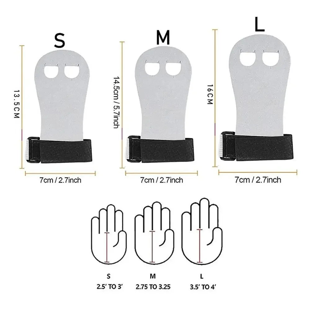 Gymnastics Grip Wristbands - Anti-Slip Palm Grips for Gym & Bar Work