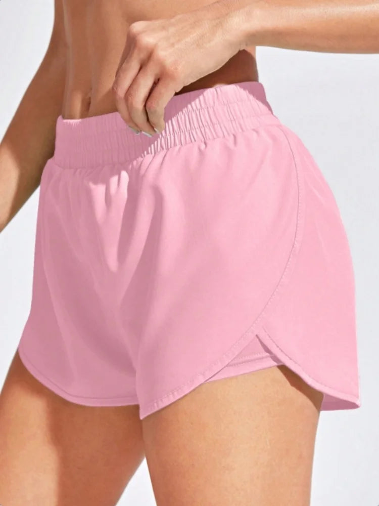 VYRENA Compression Shorts — Seamless Gym & Running Shorts