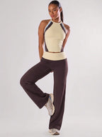 VYRENA Halter Yoga Set — Shockproof Bra & Butt Lift Pants