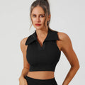 VYRENA Plus Size Gym Set — Push-Up Vest Top & Leggings
