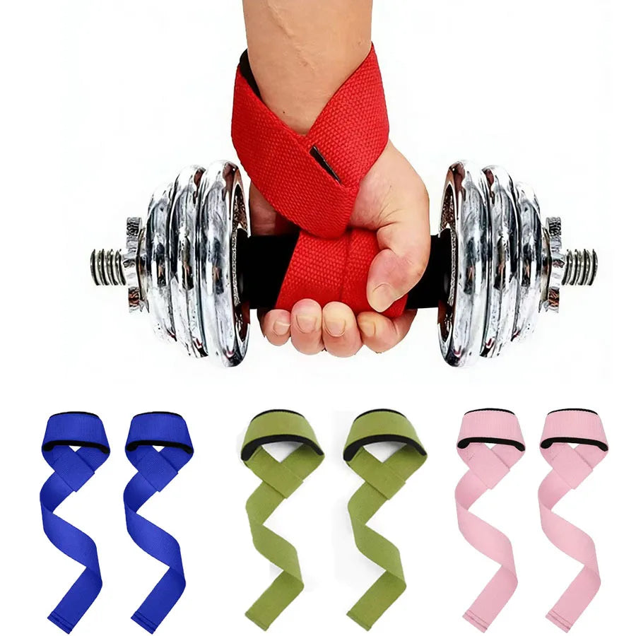 Gym Wrist Straps for Weightlifting - Unisex Lifting Support Straps