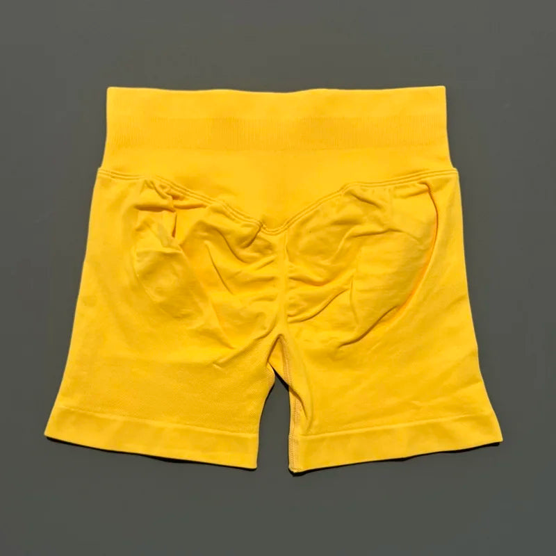 VYRENA Push-Up Shorts — High-Waist Butt Lift Gym Shorts
