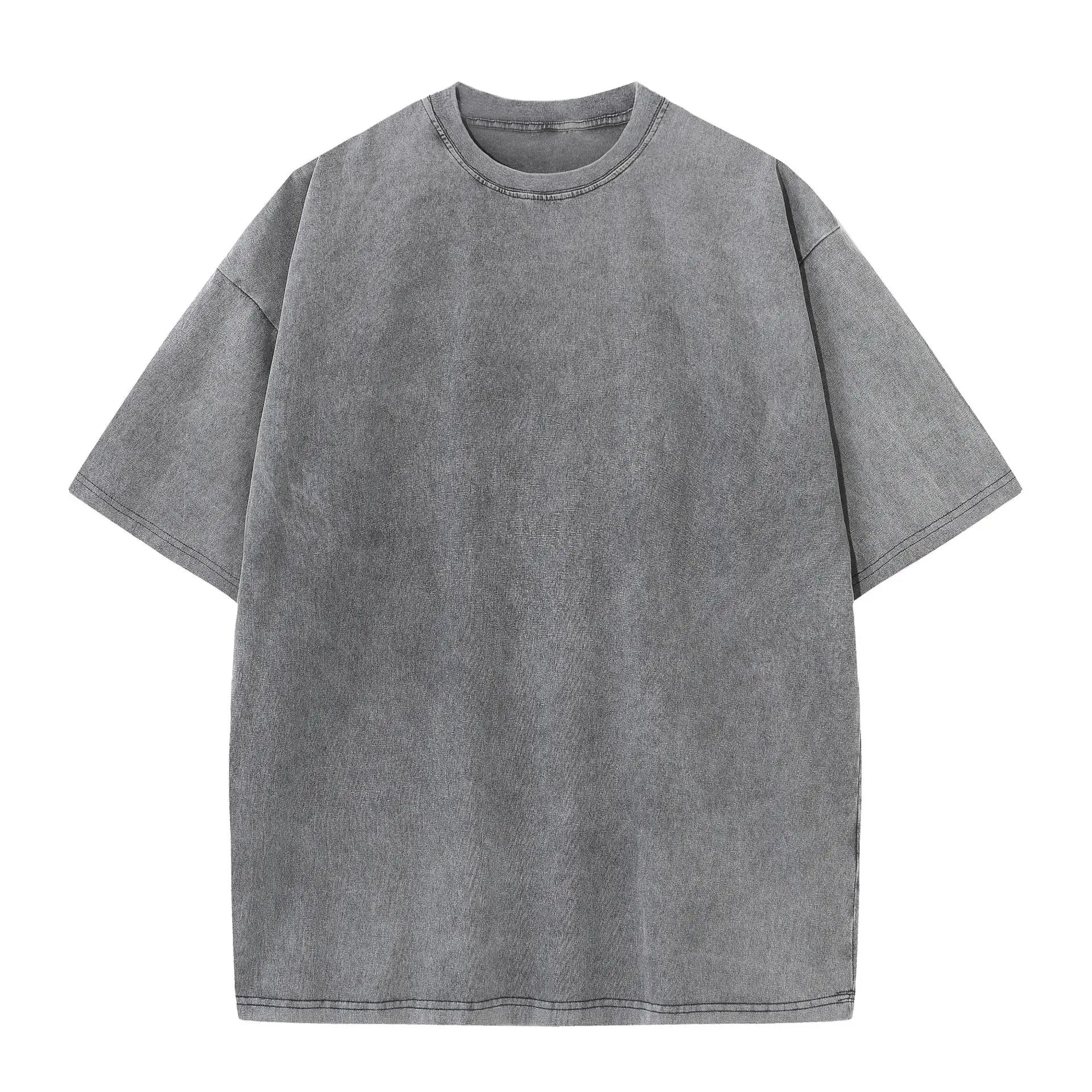 VYRENA Women's Heavyweight Tee — Acid Wash Oversized Gym T-Shirt