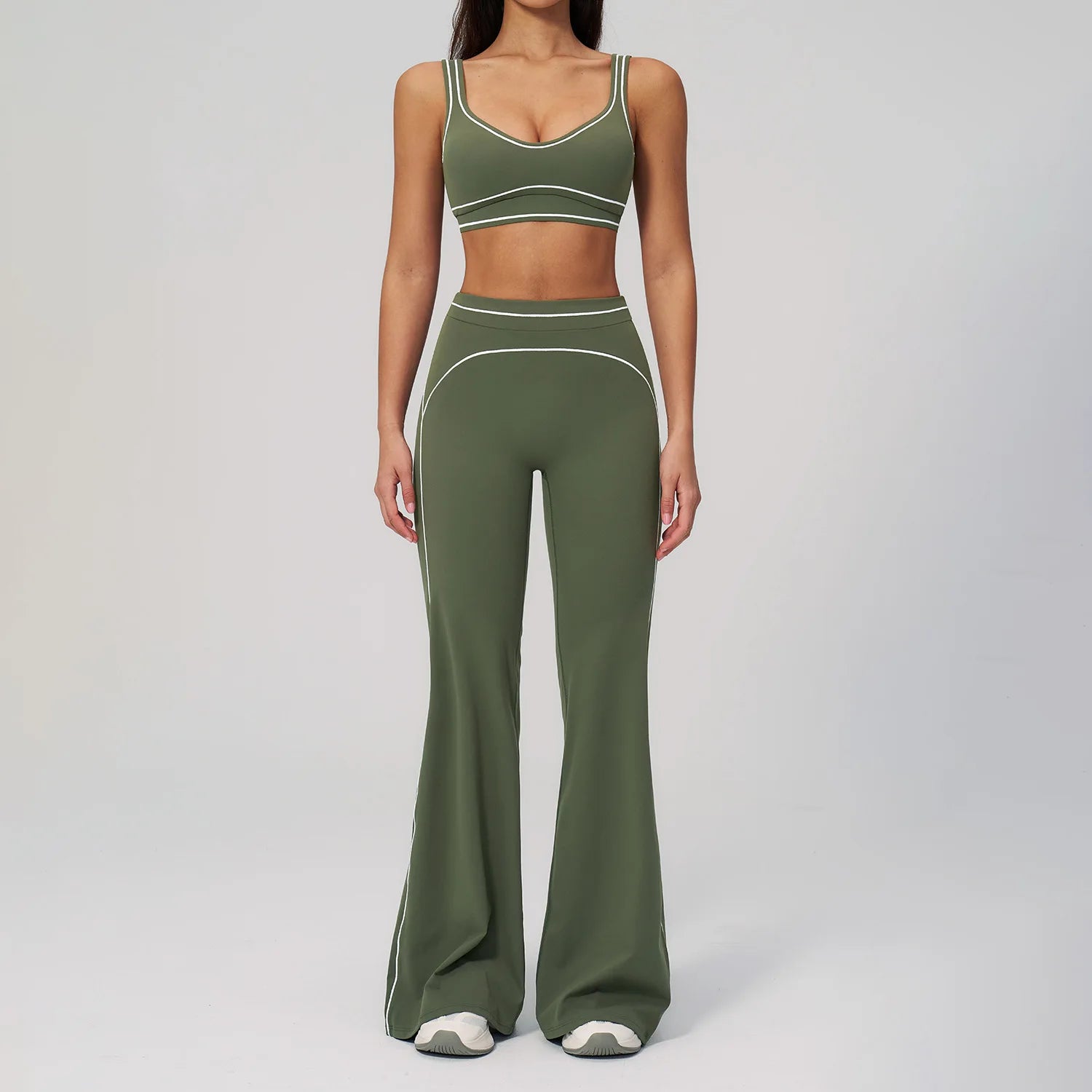 VYRENA Fitness Yoga Set — 2-Piece Push-Up Bra & Leggings