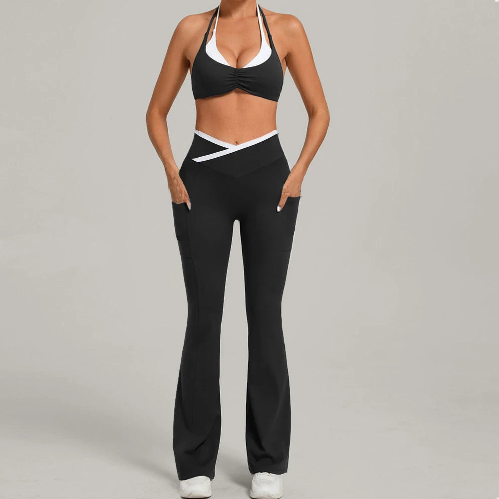 VYRENA Gym Tracksuit — 2-Piece Sports Bra & High-Waist Leggings
