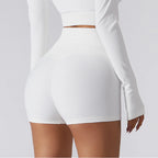 VYRENA Studio Set — Seamless Sports Bra, Crop Top & Leggings