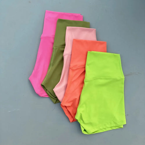 VYRENA Contour Shorts — High-Waist Seamless Gym Shorts