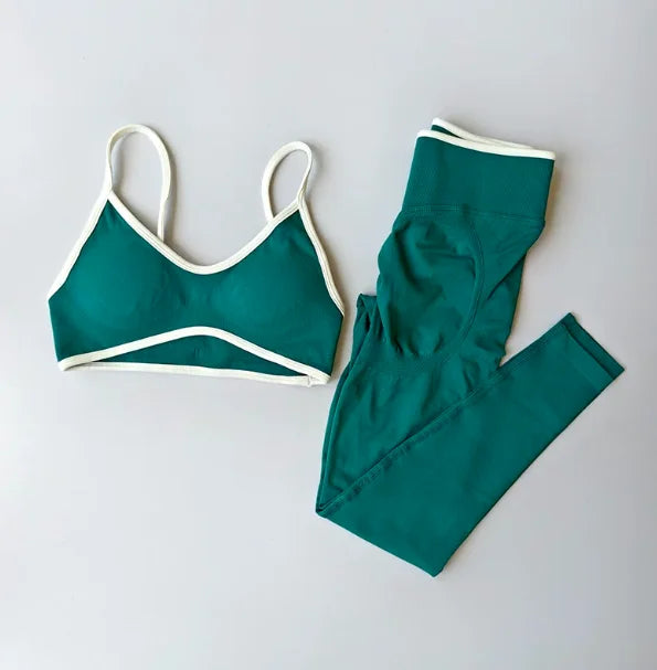 VYRENA Sisterhood Set — Seamless Sculpt Sports Bra & Leggings