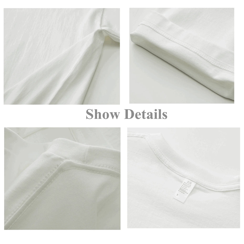 VYRENA Oversized Cotton Tee — Women's Heavyweight Vintage T-Shirt