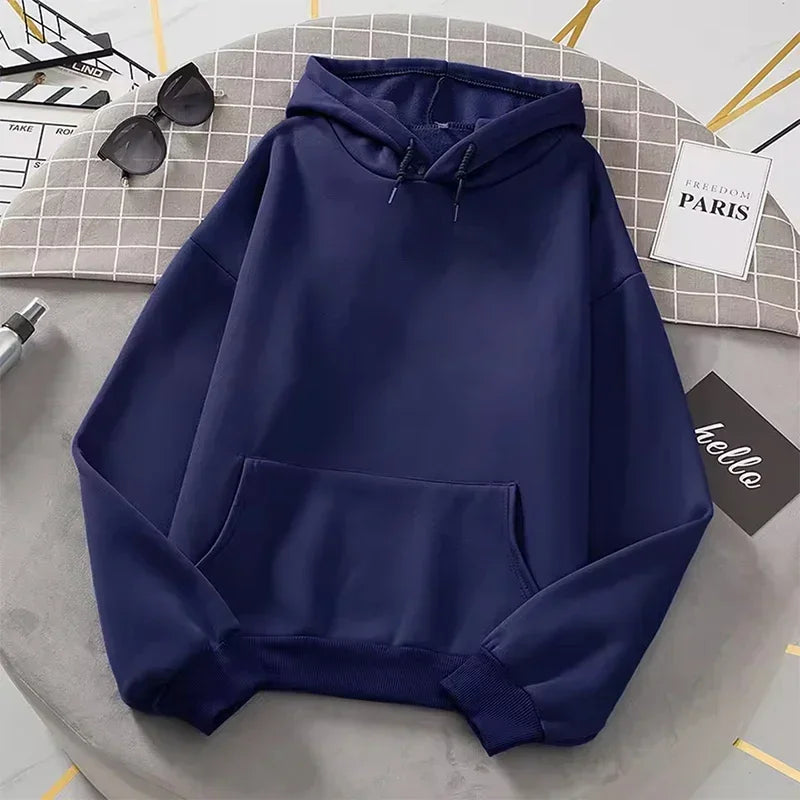 VYRENA Oversized Pullover Hoodie | Women's Casual Gym Sweatshirt
