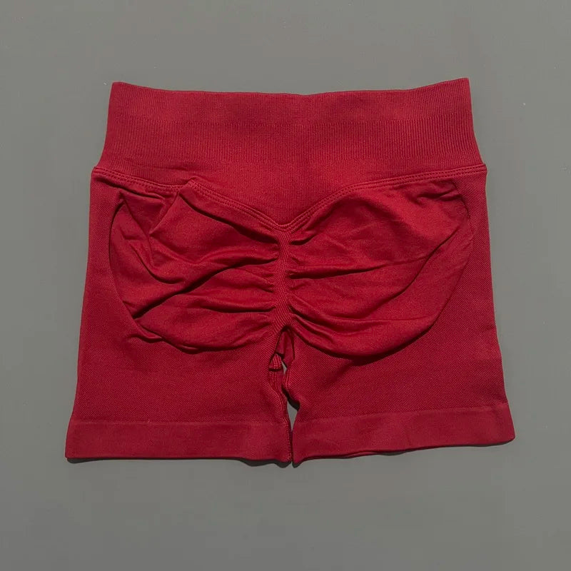 VYRENA Push-Up Shorts — High-Waist Butt Lift Gym Shorts