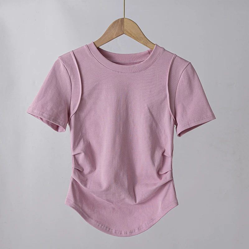 VYRENA Compression Sport T-Shirt — Women's Dry-Fit Gym Top