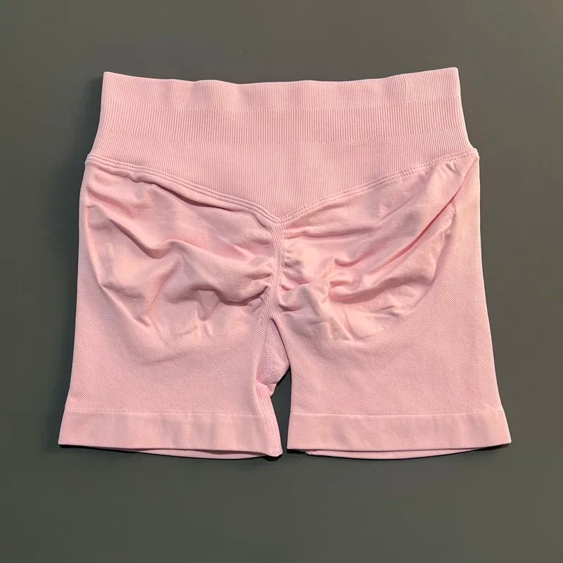 VYRENA Push-Up Shorts — High-Waist Butt Lift Gym Shorts
