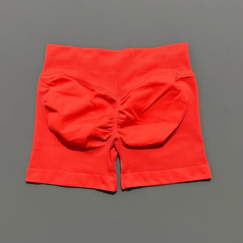 VYRENA Push-Up Shorts — High-Waist Butt Lift Gym Shorts