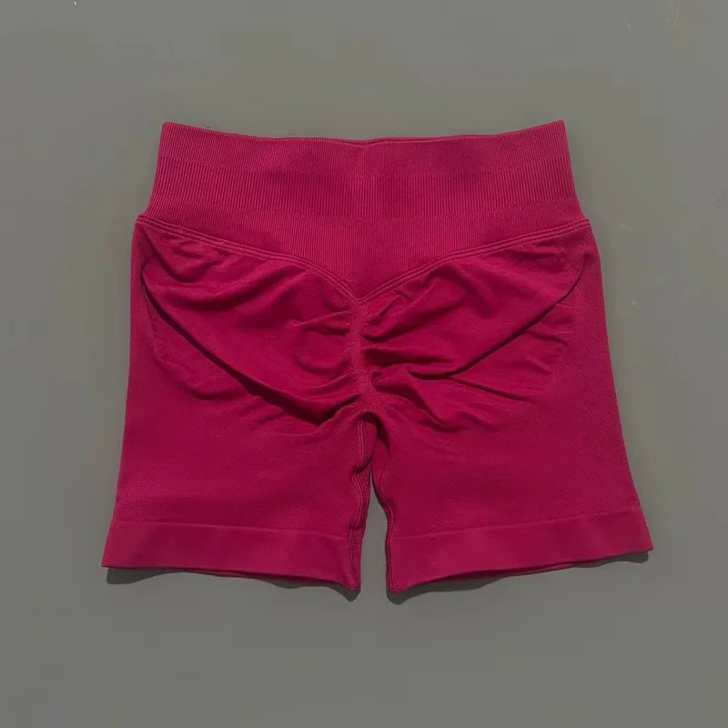 VYRENA Push-Up Shorts — High-Waist Butt Lift Gym Shorts