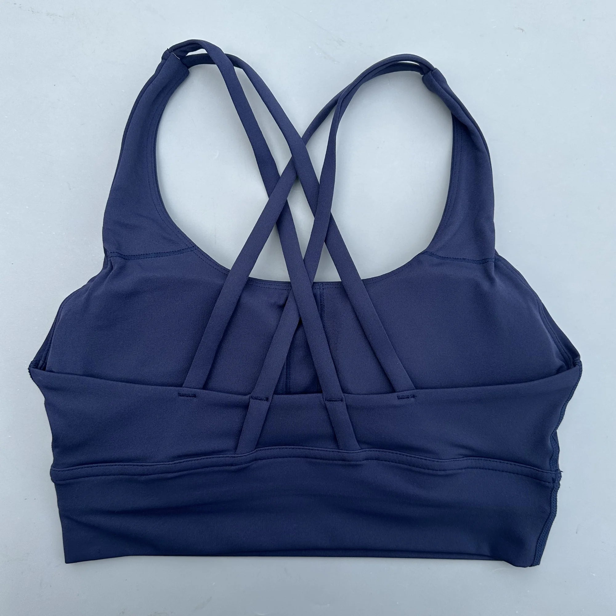 VYRENA Cross-Back Fitness Bra — Shockproof High-Strength Gym Sports Top