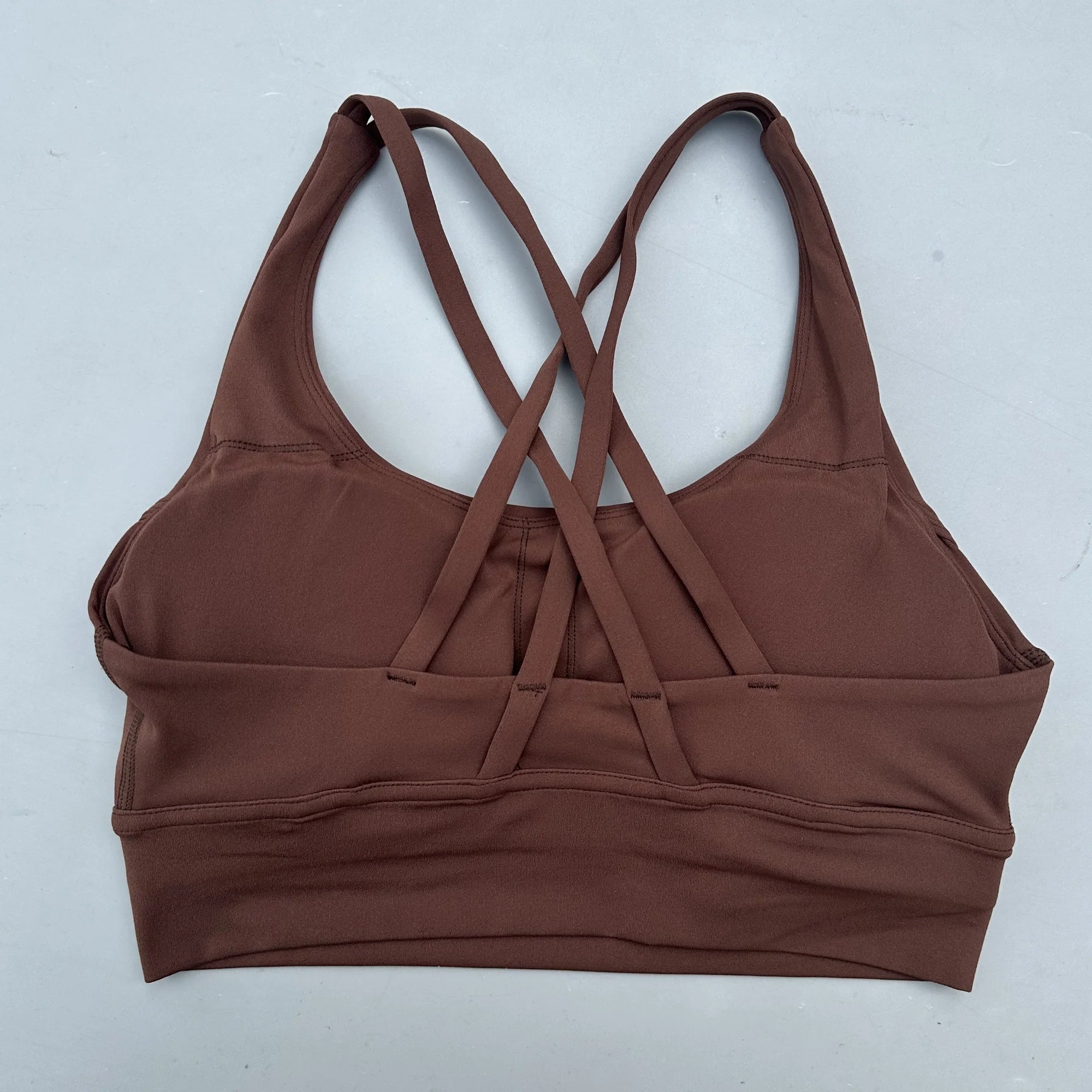 VYRENA Cross-Back Fitness Bra — Shockproof High-Strength Gym Sports Top