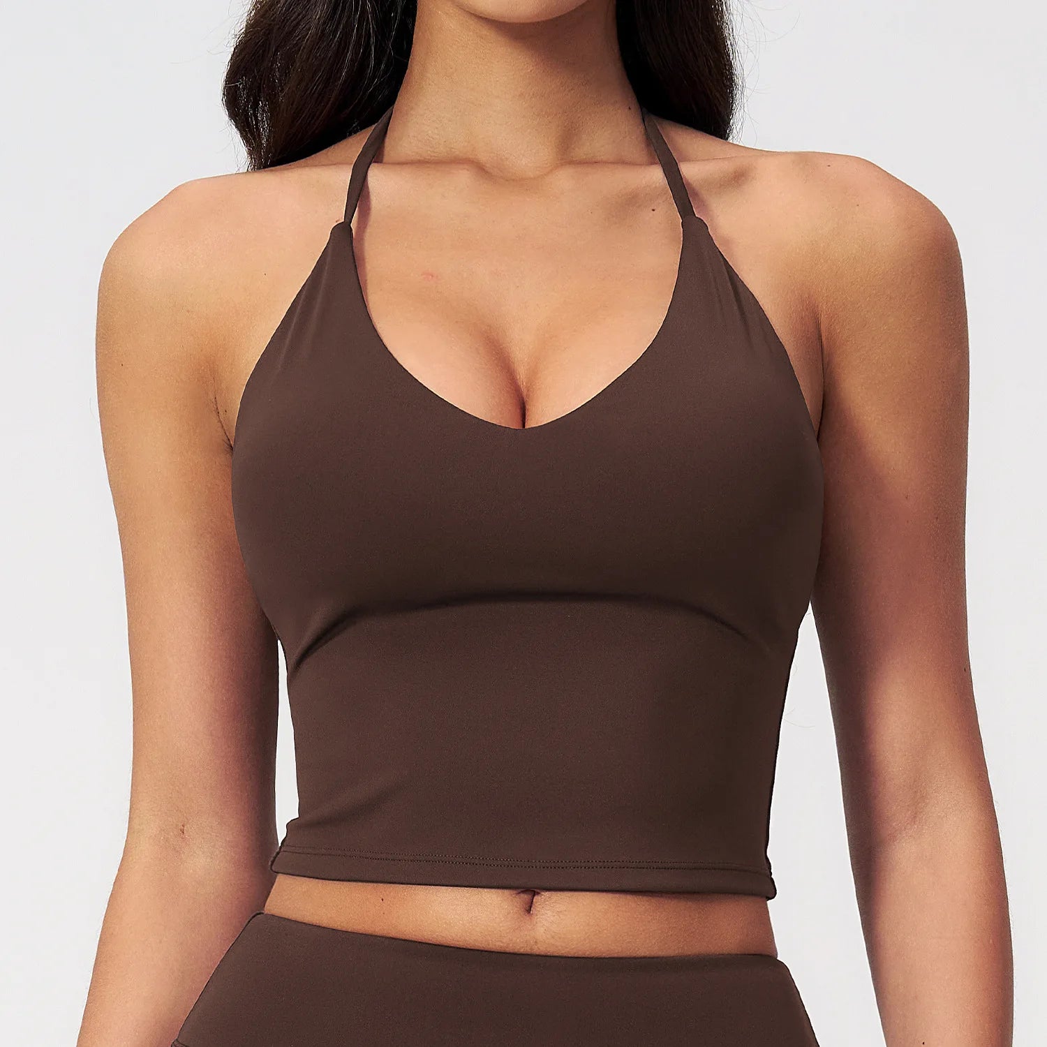 VYRENA Slim Gym Vest — Padded Sports Top with Chest Pads