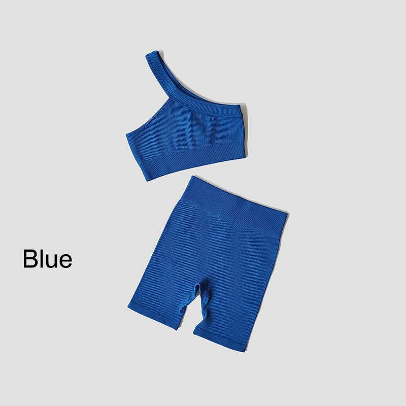 VYRENA Seamless Set — Sports Bra, Crop Top & Leggings