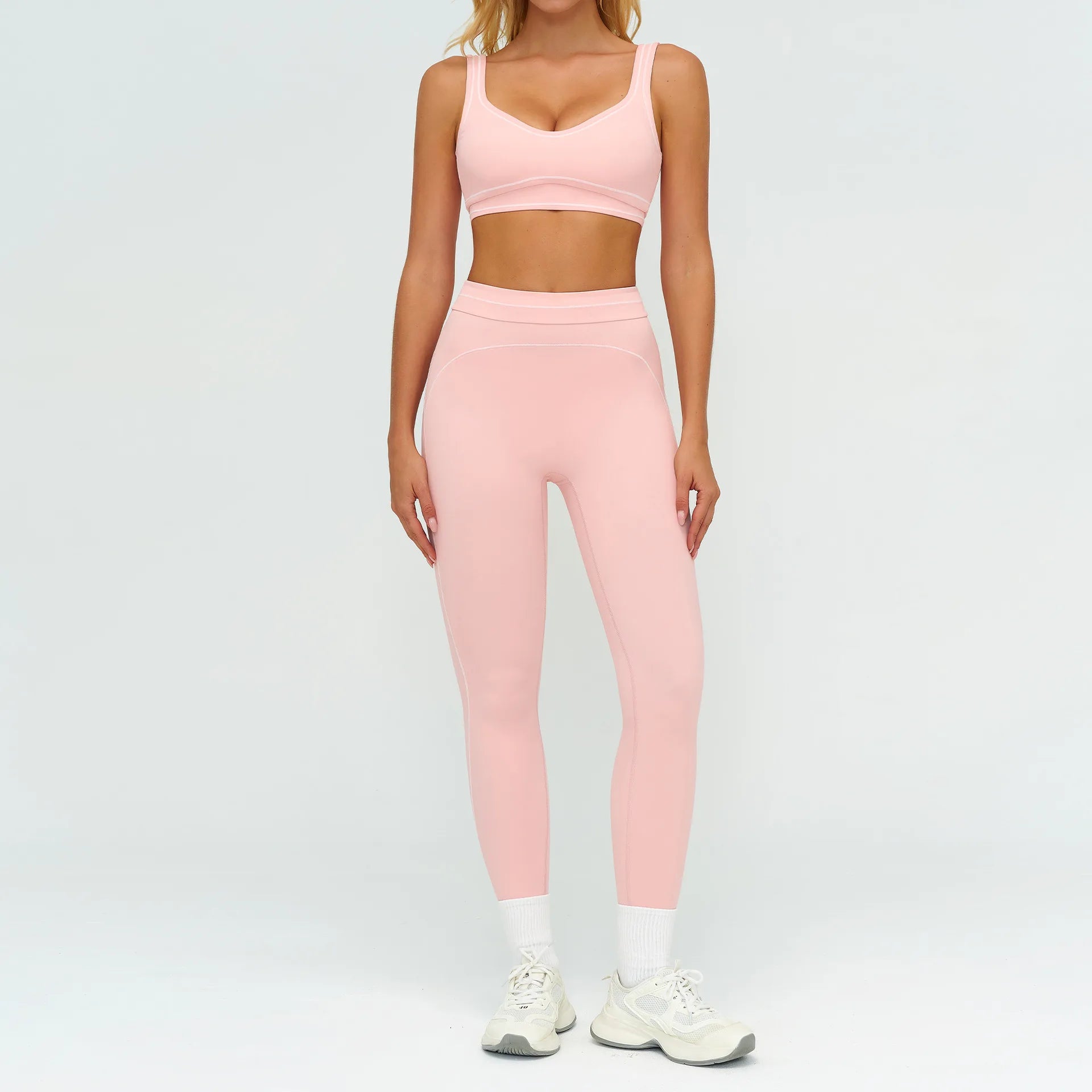VYRENA Fitness Yoga Set — 2-Piece Push-Up Bra & Leggings