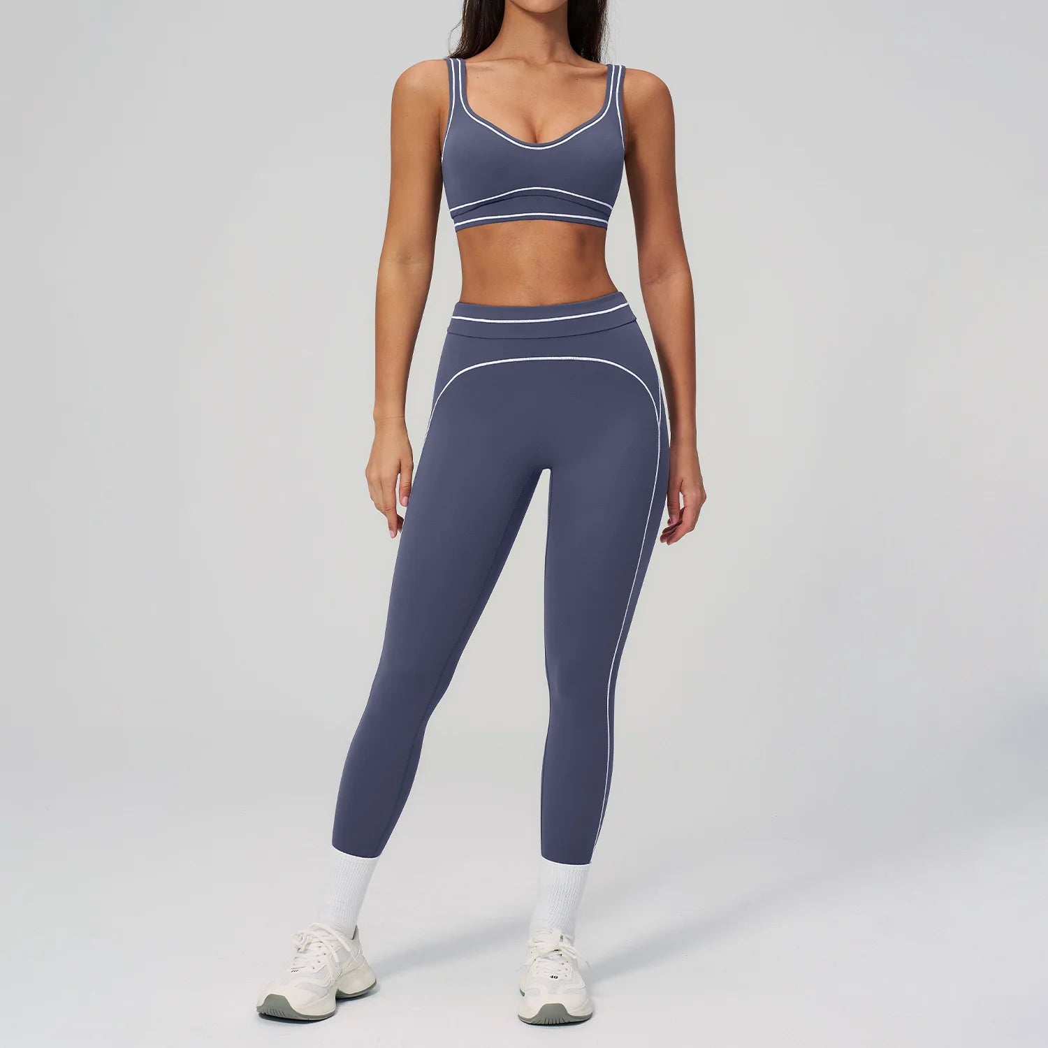 VYRENA Fitness Yoga Set — 2-Piece Push-Up Bra & Leggings