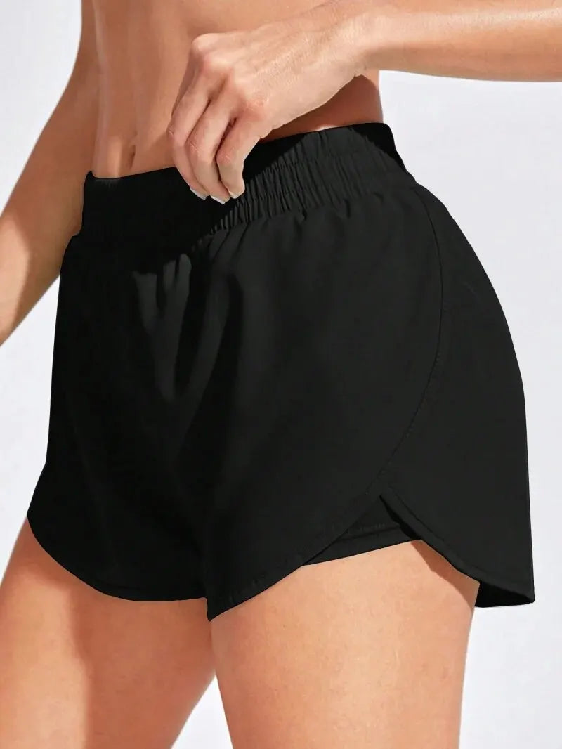 VYRENA Compression Shorts — Seamless Gym & Running Shorts