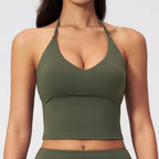 VYRENA Slim Gym Vest — Padded Sports Top with Chest Pads