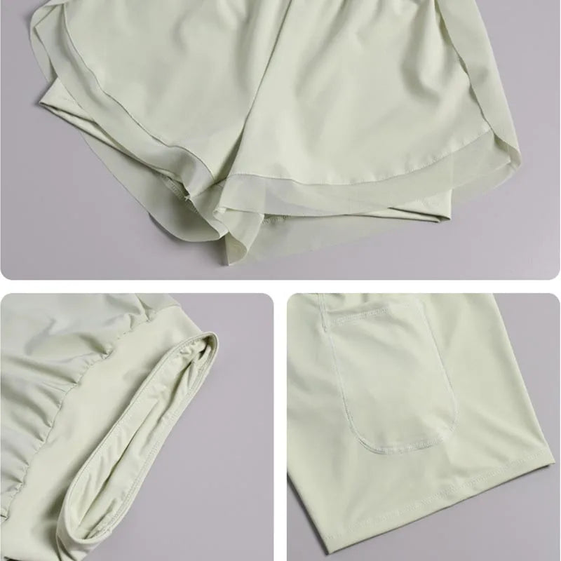 VYRENA Long Sleeve Yoga Set — Crop Top & High-Waist Leggings