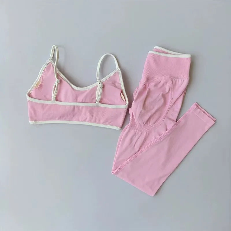 VYRENA Sisterhood Set — Strappy Sports Bra & Leggings
