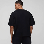 VYRENA Men's Boxy Tee — Dropped Shoulder Heavyweight Sports T-Shirt