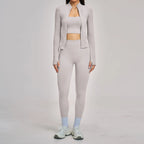VYRENA Full-Sleeve Set — 3-Piece Long Sleeve Gym Outfit