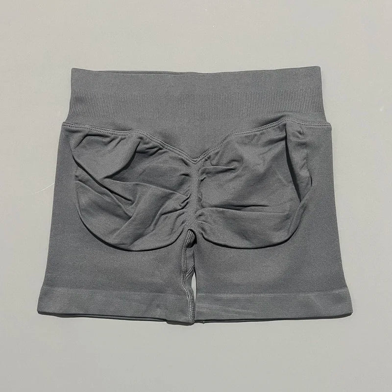 VYRENA Push-Up Shorts — High-Waist Butt Lift Gym Shorts