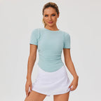 VYRENA Compression Sport T-Shirt — Women's Dry-Fit Gym Top